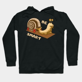 Be Smart, Cute clever Snail Hoodie